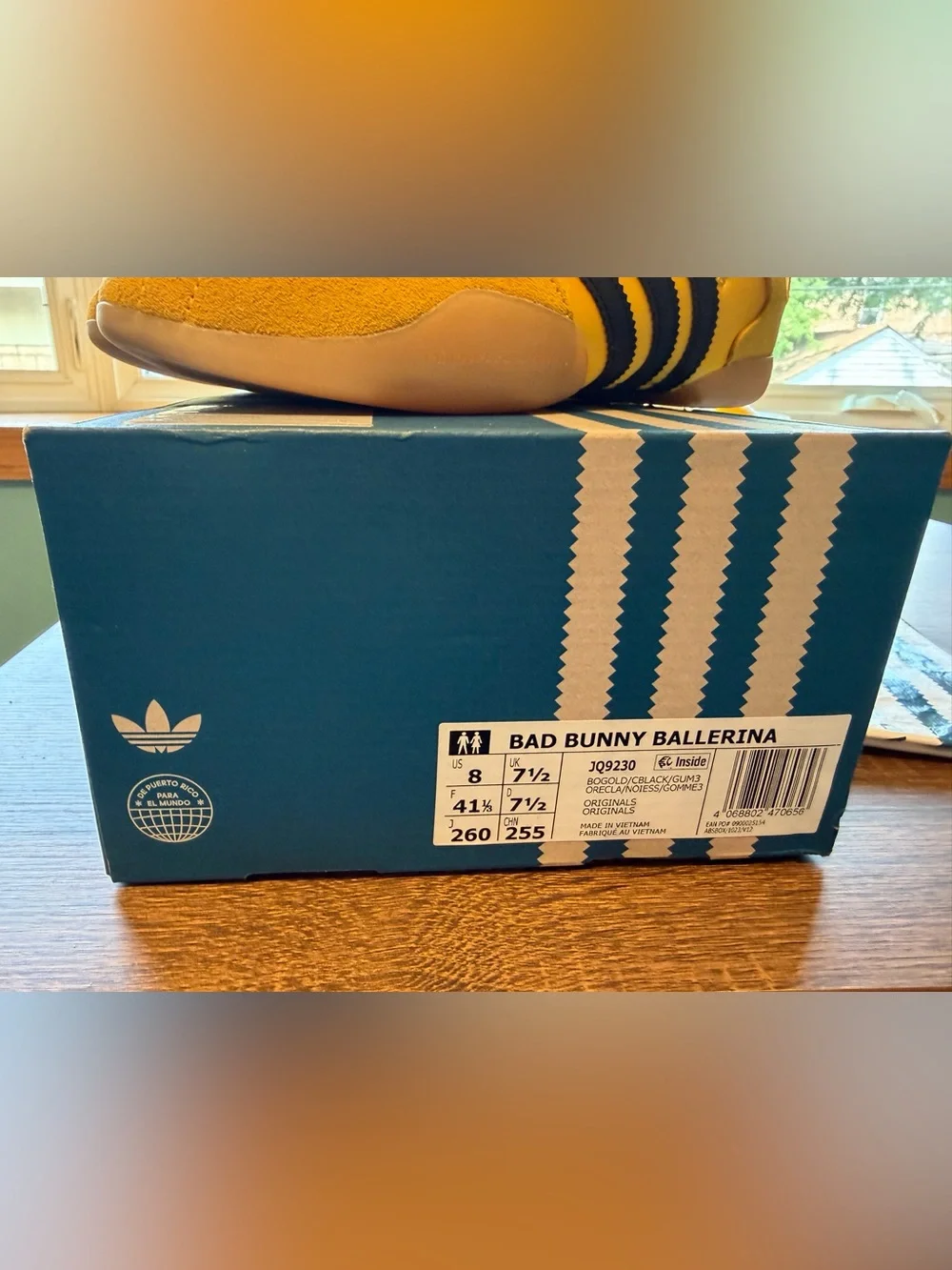 Adidas Ballerina Bad Bunny Bold Gold